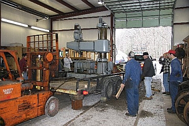 Radial drill press arrives in Cass
