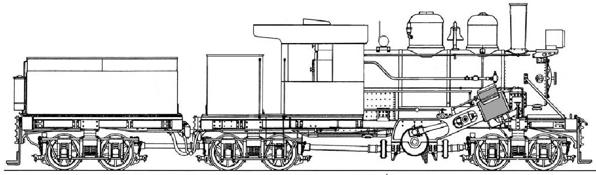 Climax locomotive diagram