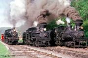 3-locomotive "race" in Cass